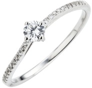 Less is more engagement ring